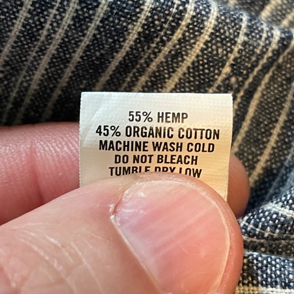 Taylor Stitch Western Shirt in Striped Hemp Chambray - Size 40 - Picture 7 of 8